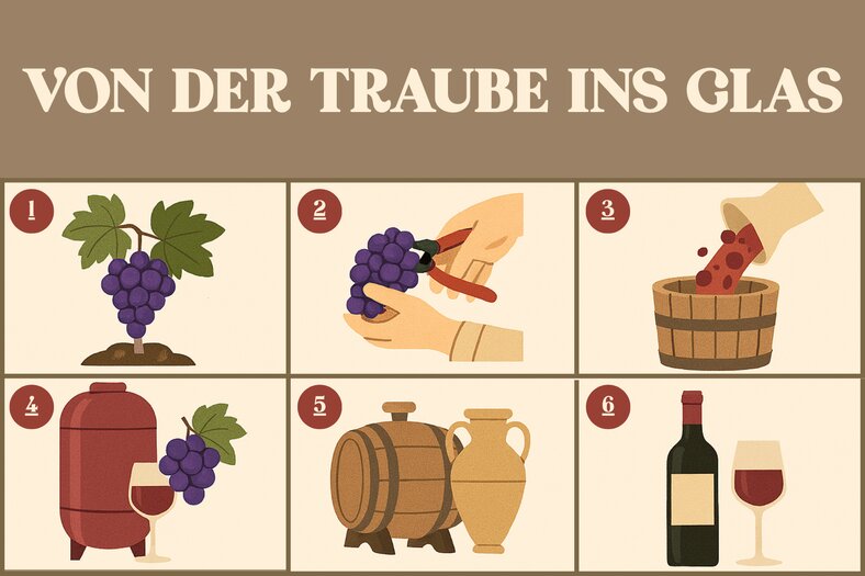 Von der Traube ins Glas