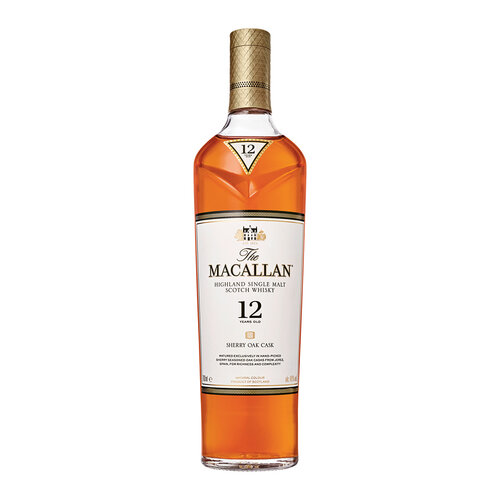 The Macallan 12 Year Old Sherry Oak Single Malt Scotch Whisky im Etui

