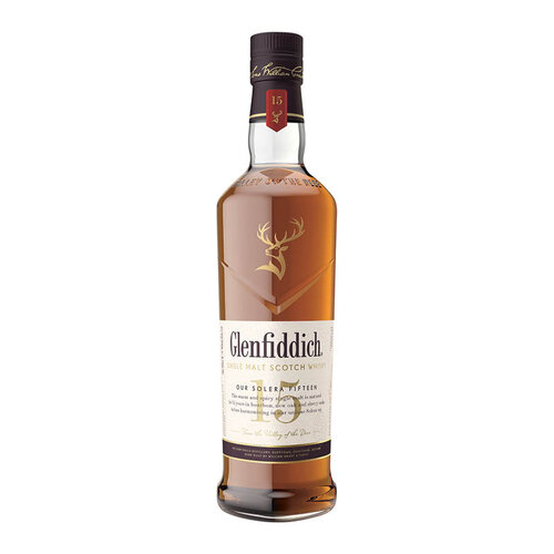 Glenfiddich 15 Year Old Our Solera Fifteen Single Malt Scotch Whisky 

