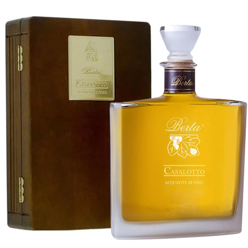 Berta Casalotto «Distillato di vino» in Holzkiste