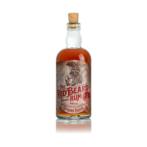 Red Beard «Captains Elixier» Barreled Organic Rum in Tube

