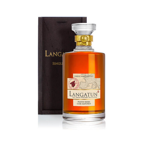 Langatun 2019, Peated Rioja Cask Matured Cask #468 in Holzkiste