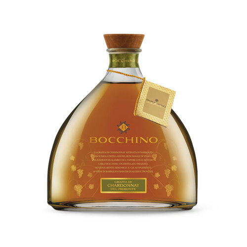 Bocchino Grappa di Chardonnay del Piemonte Elevata in Barrique

