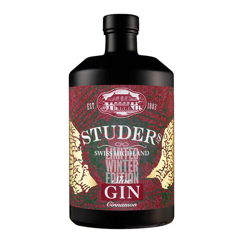 Studer Swiss Highland Sloe Gin Cinnamon limted Winter Edition