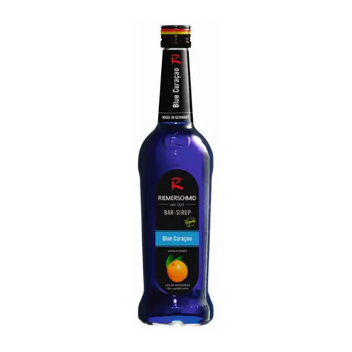 Riemerschmied Blue Curaçao Barsirup Glas