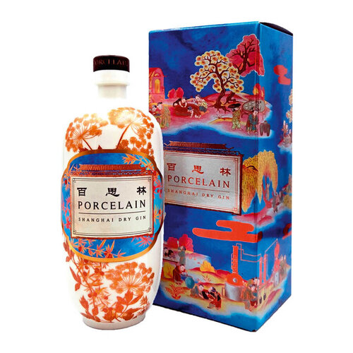Porcelain Shanghai Dry Gin in Box