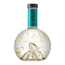Studer Swiss Gold Gin Likör Quitte-Yuzu mit Goldflitter 24 Karat