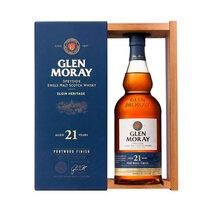Glen Moray 21 years in Holzkiste